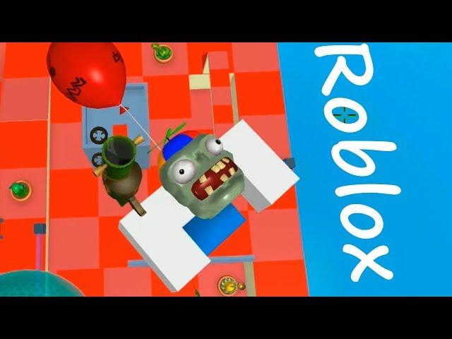 РОБЛОКС против РАСТЕНИЙ Roblox Plants vs Zombies приключения Мультяшек ЗОМБИ Игра как мультик