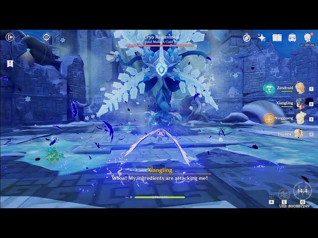 Genshin Impact Gameplay - Secret Ingredient Story Dungeon