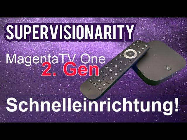 MagentaTV One 2.Gen - ausgepackt und schnell eingerichtet