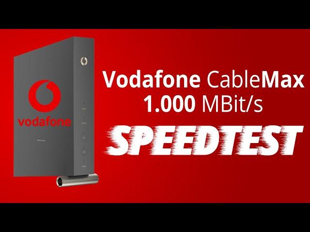 Vodafone Red Internet Phone 1000 Cable Max Gigabit Test / Erfahrung [1000 Mbit] Speedtest Cable Max