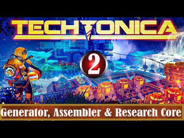 Techtonica Craft Generator, Assembler & Research Core Part 2