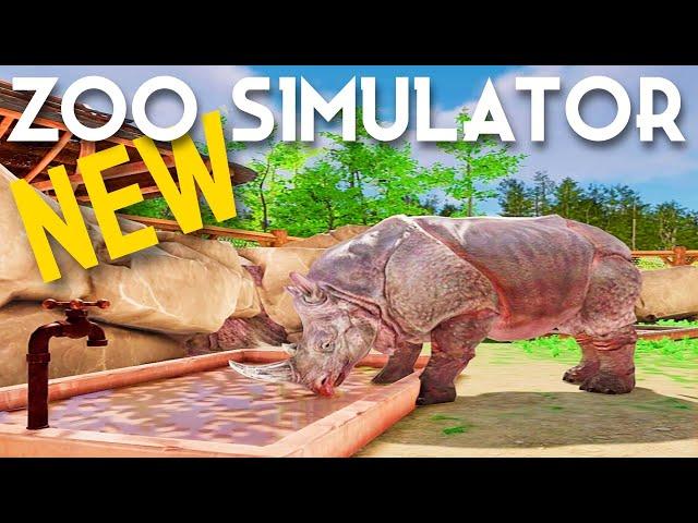 AMAZING!!! Rebuild a Zoo & Become a Zoo Keeper in this Upcoming Zoo Simulator Game!