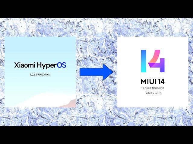 How To Downgrade Any Xiaomi Device From HyperOS To MIUI 14 ft. POCO F3