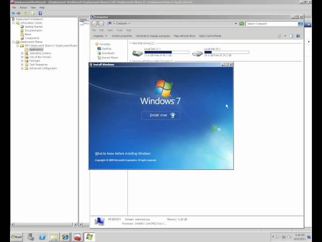 MDT 2010 - Microsoft Deployment Toolkit 2010 OS & App Deployment