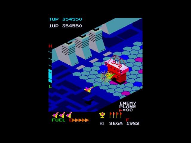 Zaxxon [Arcade Longplay] (1982) Sega