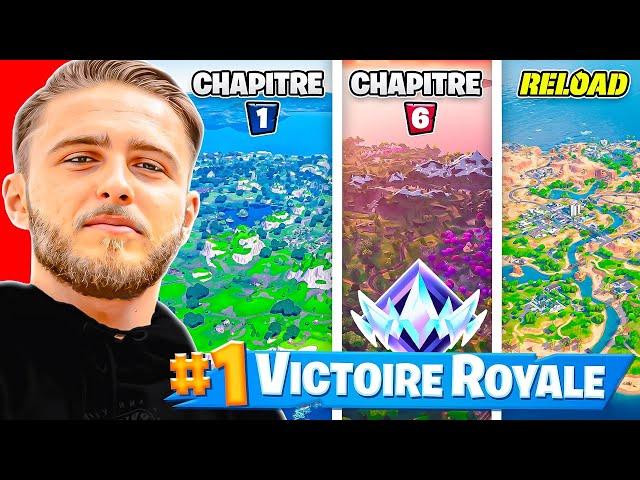 Faire TOP 1 dans tous les MODES FORTNITE en Classé UNREAL (c’était long !)