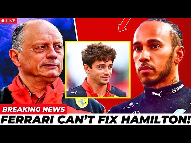 1 Minute Ago: Fred Vasseur Can’t Save Hamilton – Ferrari Move Under Fire!