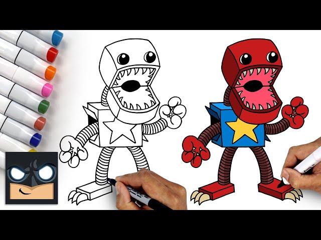 How To Draw Boxy Boo | Project Playtime