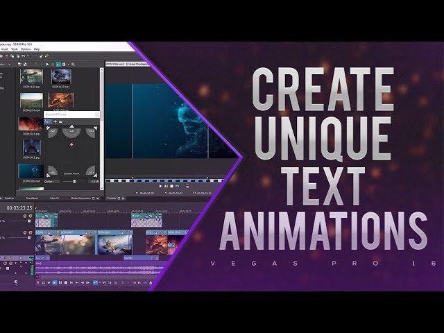 Vegas Pro 16: How To Create Unique Text Animations - Tutorial #428