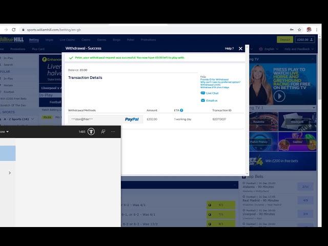 How To Withdraw From William Hill Online Casino