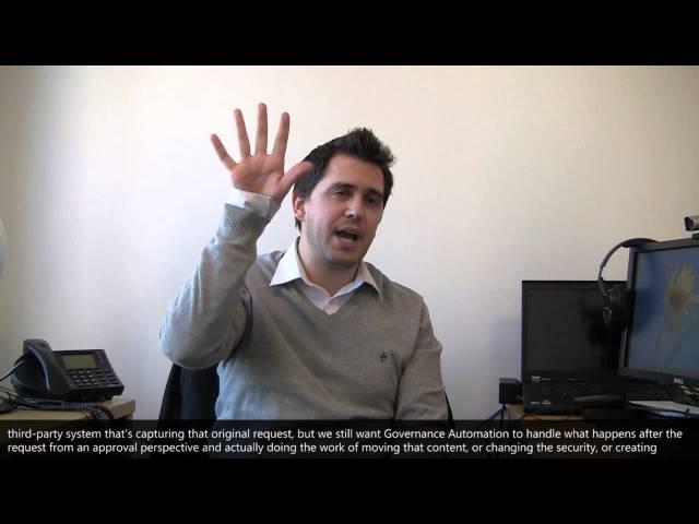 AvePoint -- Automating SharePoint Service Requests with DocAve Governance Automation