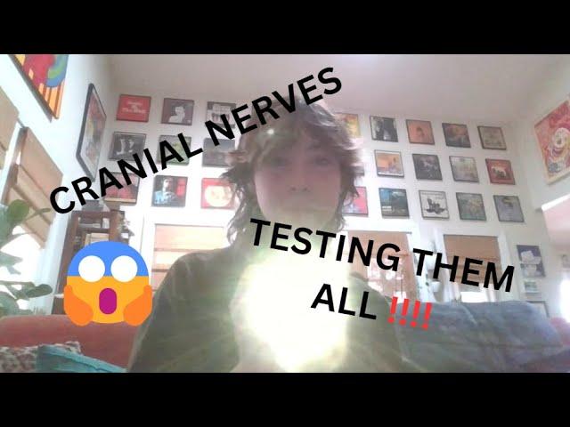 ASMR - soft spoken cranial nerve exam! (smell, touch, sight, and sound tests)