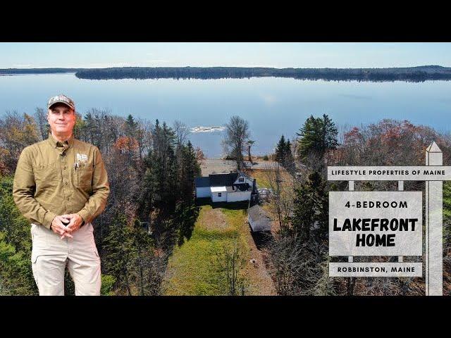 4-Bedroom Home with Lake Frontage | Maine Real Estate