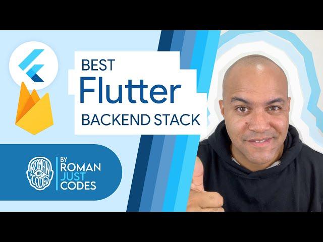 Best Backend Stack for your Flutter Apps -  Shorts by Roman Just Codes