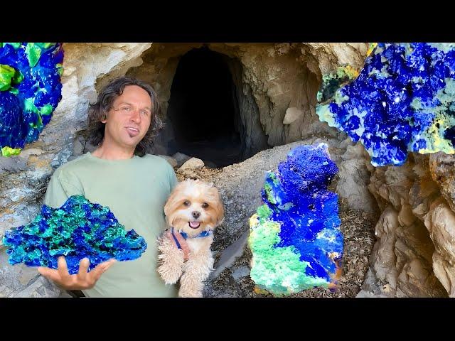 Azurite & Malachite Crystal Mining | New Mexico