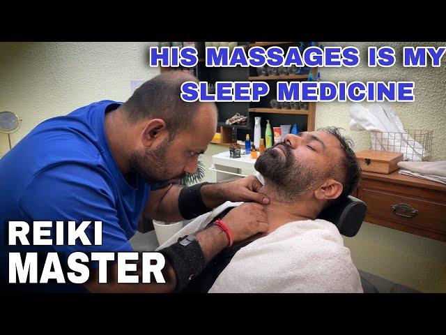 Reiki master Head massage, Neck,hand massage, His massages is really sleep medicine now, ASMR