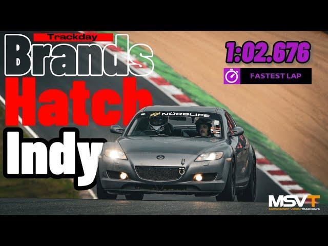 Brands Hatch Indy Circuit | Track Day with MSVT | Mazda RX8 PZ