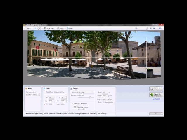 Panoramabilder erstellen mit Microsoft ICE