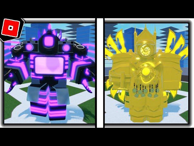 UPGRADED TITAN CLOCKMAN vs TRI-TITAN 2.0 in SUPER TOILET BRAWL - Roblox