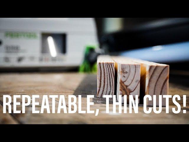 How to Make Repeatable Thin Cuts with the Festool MFT3