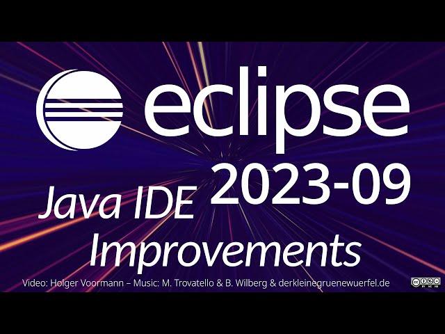 Eclipse 2023-09 Java IDE Improvements