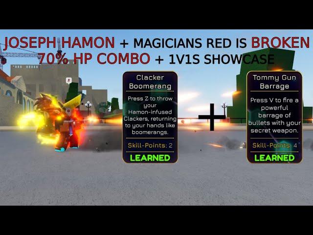 *NEW OP* JOSEPH HAMON + MAGICIANS RED 70% COMBO [YBA]