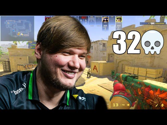 СИМПЛ СДЕЛАЛ ЭЙС! S1MPLE НАБИЛ 32 ФРАГА НА FACEIT // CS2