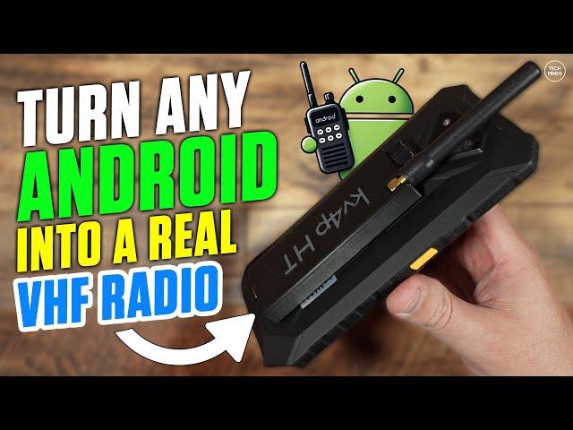 Turn ANY Android Into A REAL VHF Two Way Radio Transceiver