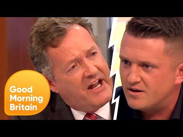 Piers Confronts Tommy Robinson Over Controversial Muslim Comments | Good Morning Britain