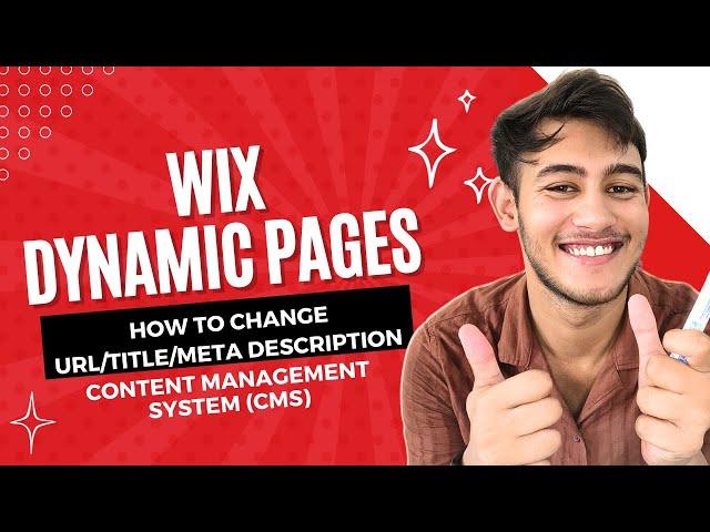 WIX CMS Tutorial: How to Use Dynamic Pages to Change URLs, Meta Descriptions, and Titles (2023)