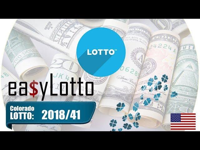 Colorado LOTTO numbers May 23 2018