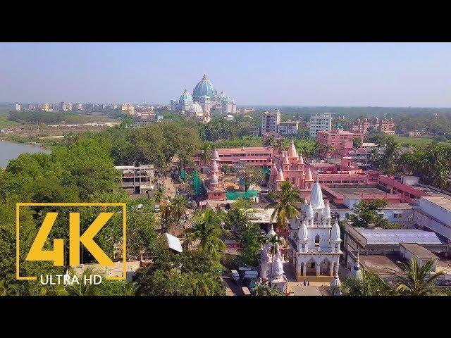 The City Life of Mayapur, India - 4K Urban Documentary Film without Narration