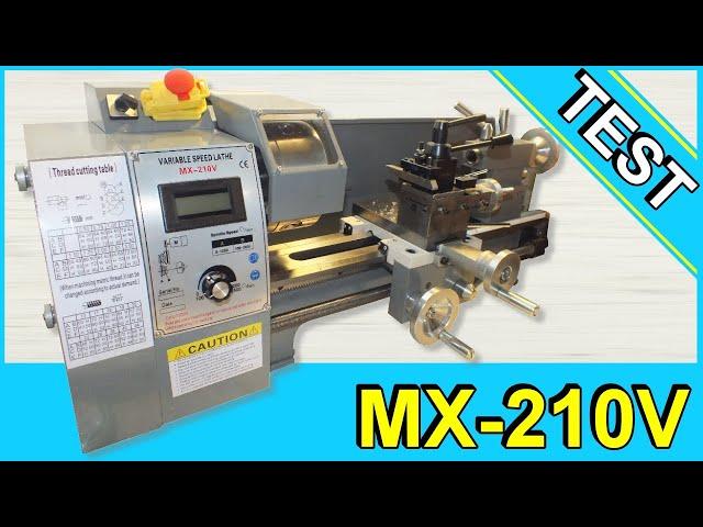 Drehbank MX-210V Metall - 8x16, 750W - Lohnt sich die günstige Drehmaschine aus China ? Test Review