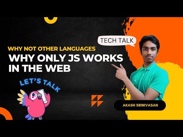 Why only JS works on the web || What are JS's Competitors || Code With Akash