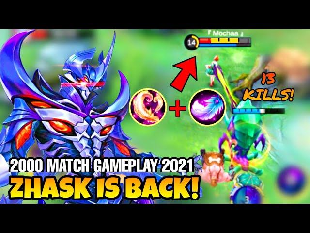 NEW OVERPOWER ZHASK BUILD AMAZING DAMAGE! TUTORIAL ZHASK AND GAMEPLAY TERSAKIT 2021 - Mobile Legends