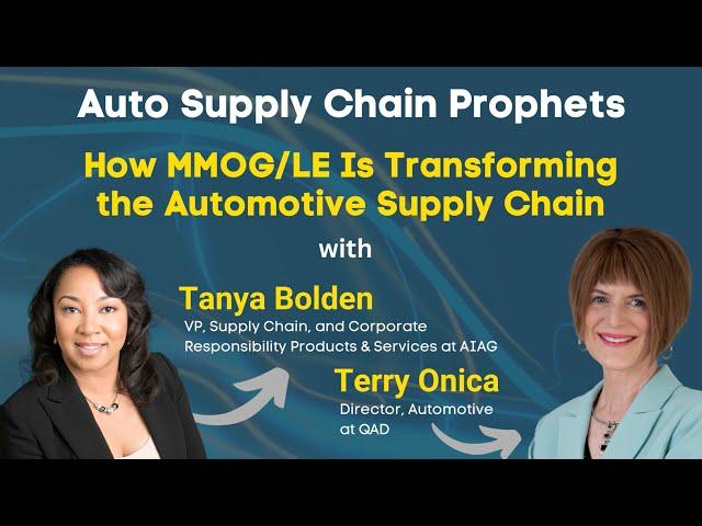 How MMOG/LE is Transforming the Automotive Supply Chain