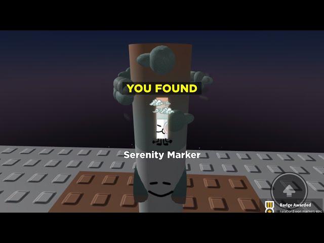 How to get the SERENITY marker in find the markers(Roblox)