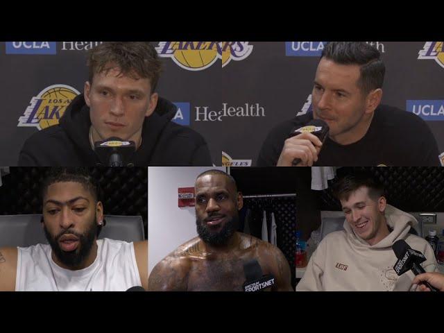 Lakers vs Jazz  | Lakeshow Postgame Interviews x Highlights: AR, LeBron, AD, Dalton & Coach Redick