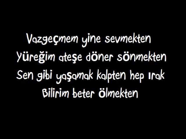 Murat Boz - Vazgeçmem (lyrics) Zeynep Kaya