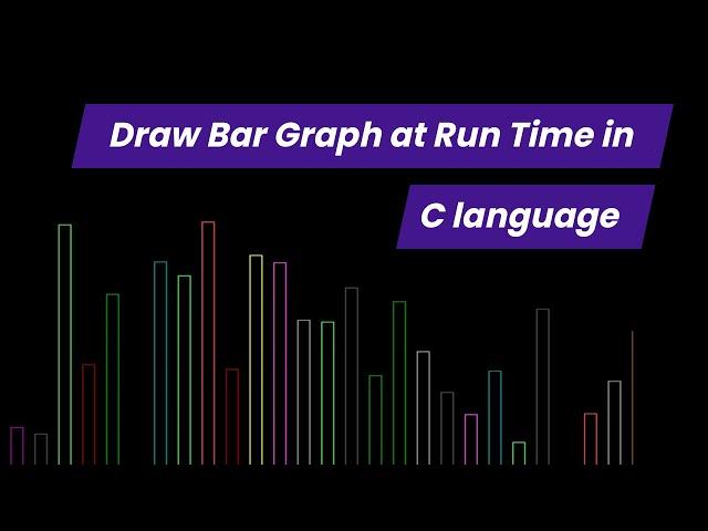 Draw Bar Graph at Run Time in C