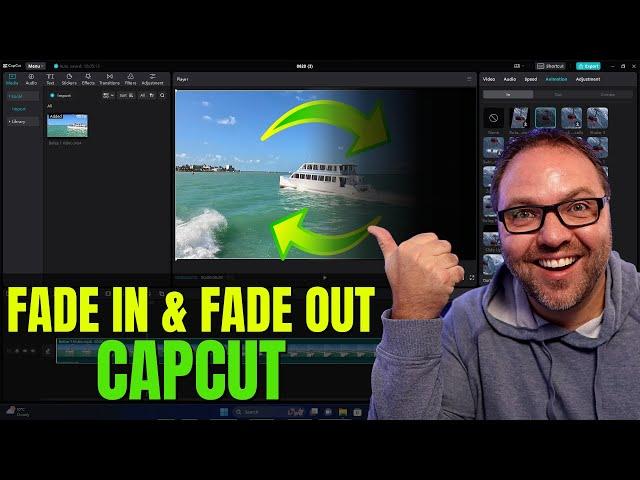 How to Fade In & Fade Out in CapCut PC Desktop