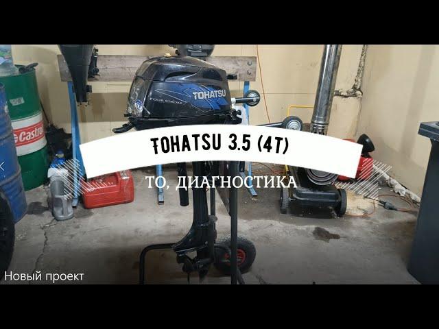 Tohatsu 3.5. Диагностика и ТО Лодочного мотора