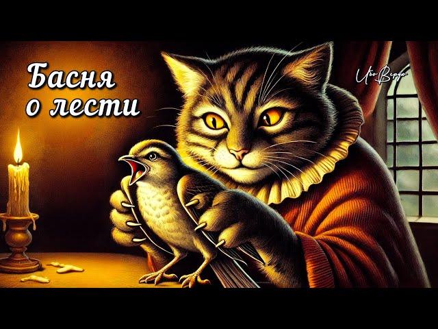 Кошка и соловей | Басня Крылова