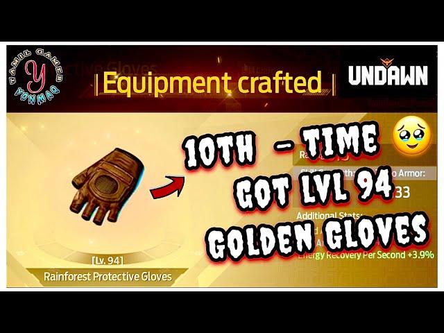 Rainforest Protective Gloves  GOLD CRAFTED #undawngame #undawnglobal #undawnindia #undawntamil