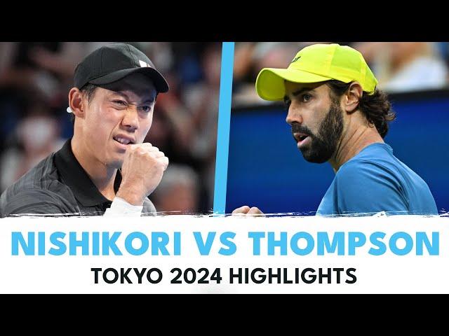 Kei Nishikori Rolls Back The Years vs Jordan Thompson! | Tokyo 2024