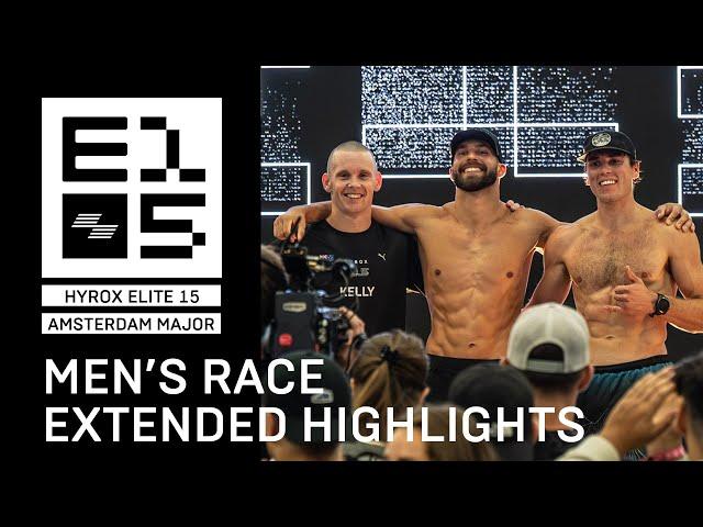 HYROX E15 | AMSTERDAM MAJOR | HIGHLIGHTS EXTENDED MEN'S RACE