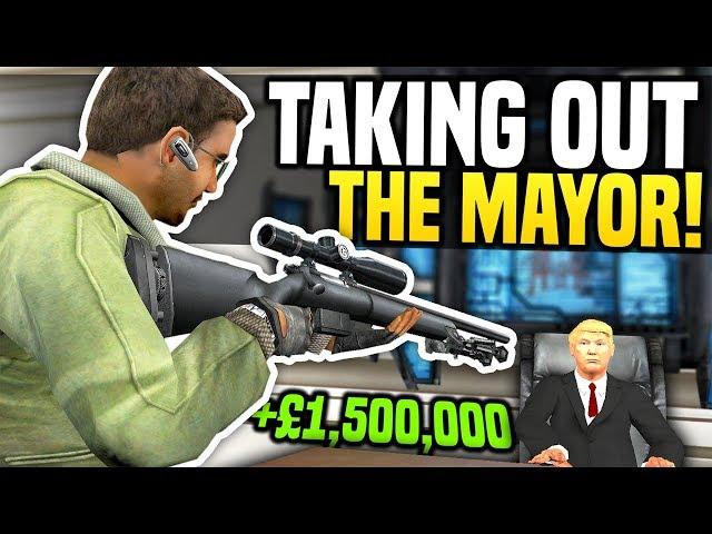 TAKING OUT THE MAYOR FOR £1,500,000 - Gmod DarkRP | Hitman Roleplay!