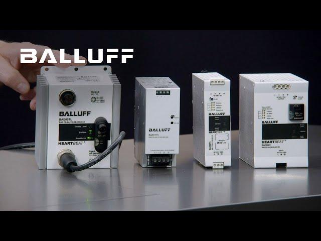 Power supply units for the control cabinet and for field mounting - Balluff has it all!