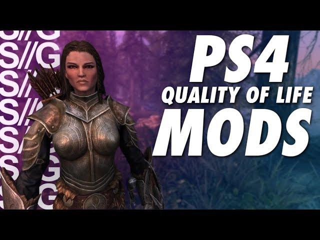 Best Skyrim Quality of Life Mods for PS4! 2020!