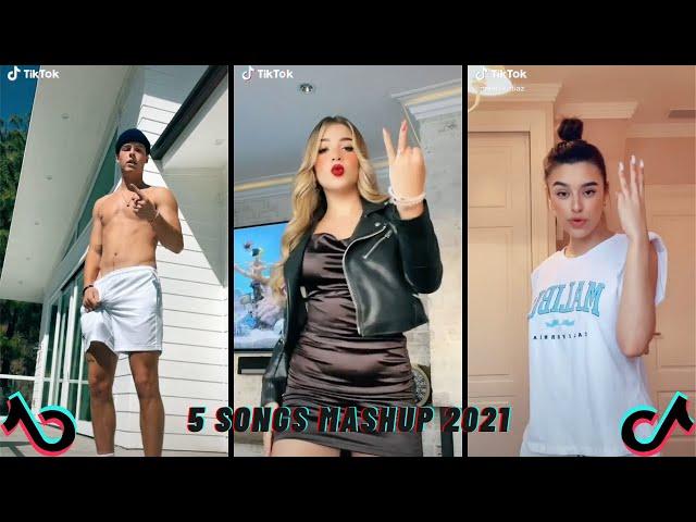 5 SONGS MASHUP TIKTOK DANCE TREND!  (123 THINK I GOT YOU PINNED REMIX)